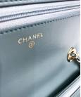 Клатч Сhan**l Chevron Trendy CC WOC Tiffany Blue